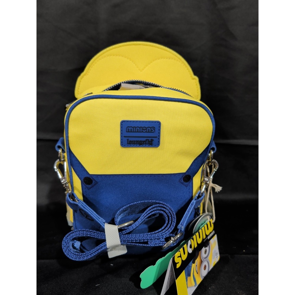 Loungefly AMC Minions Minion Bob Crossbuddies Kids Yellow Backback Despicable Me - Picture 2 of 4